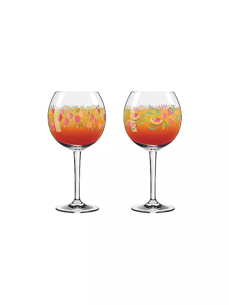 RITZENHOFF | Verre à apéritif lot de 2 SUMMER BREEZE F25 Orange | orange