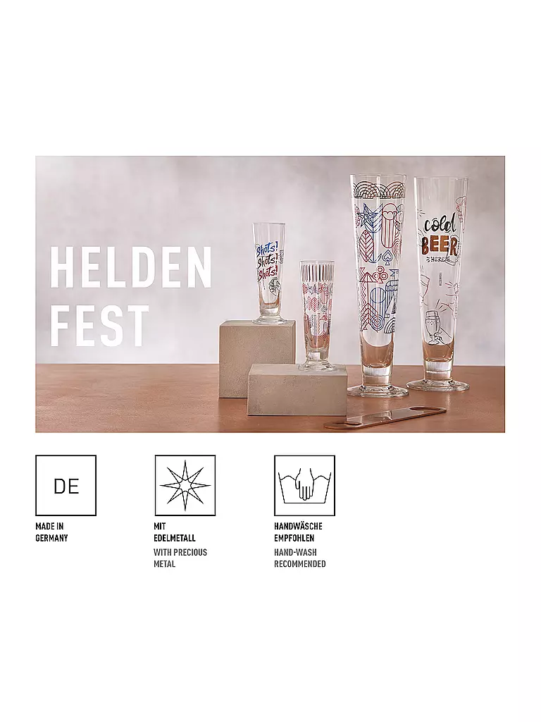 RITZENHOFF | Verre à bière HELDENFEST #15 Farrell | 