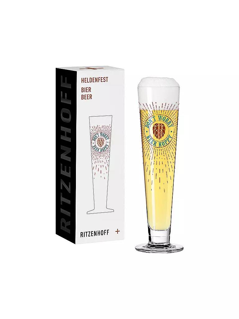 RITZENHOFF | Verre à bière Heldenfest 2022 #12 Rebecca Buss | Multicolore
