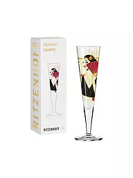 RITZENHOFF | Verre à champagne Goldnacht 2022 #28 Samy Halim | Or