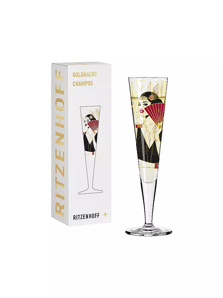 RITZENHOFF | Verre à champagne Goldnacht 2022 #28 Samy Halim | gold