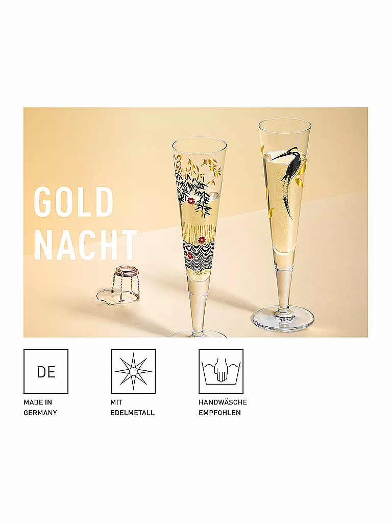 RITZENHOFF | Verre à champagne Goldnacht 2022 #28 Samy Halim | 