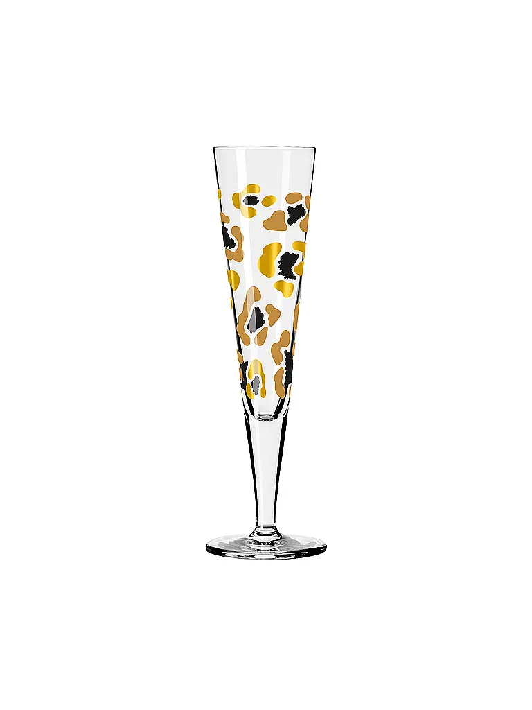 RITZENHOFF | Verre à champagne Goldnacht Champus, lot de 2, Duett Leo Gold | 