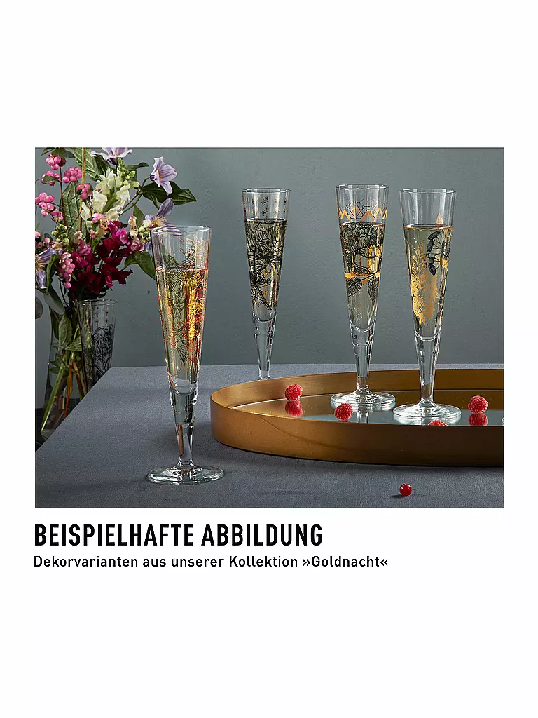 RITZENHOFF | Verre à champagne Goldnacht Champus #33 Concetta Lorenzo 2023 | 