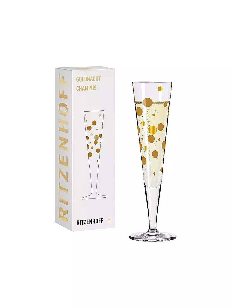 RITZENHOFF | Verre à champagne Goldnacht Champus #41 Andrea Arnolt 2024 | 