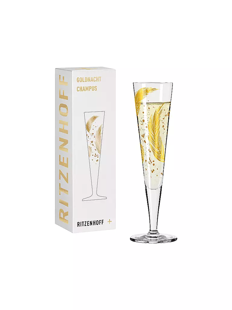 RITZENHOFF | Verre à champagne Goldnacht Champus #42 Andrea Arnolt 2024 | 