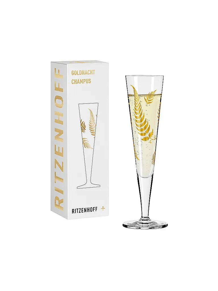 RITZENHOFF | Verre à champagne Goldnacht Champus #48 / 12 Mubaza | 