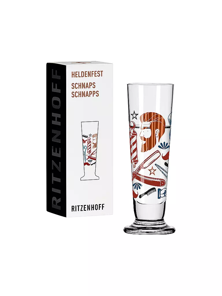 RITZENHOFF | Verre à schnaps Heldenfest 2022 #11 Rebecca Buss | Multicolore