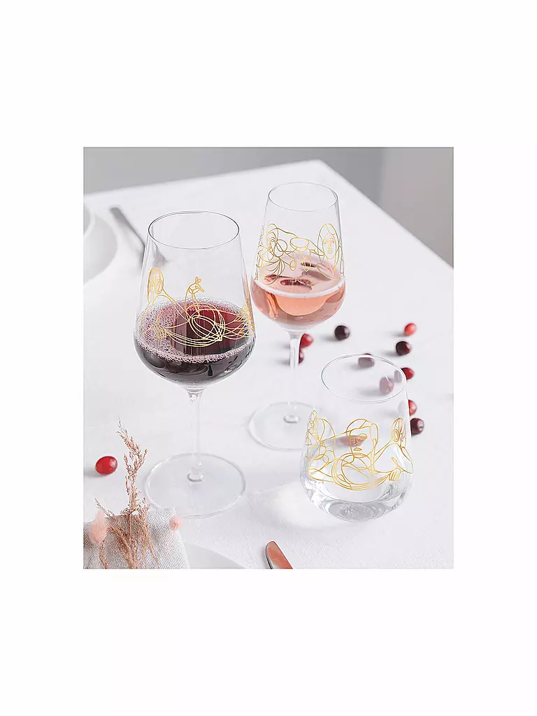 RITZENHOFF | Verre à vin rouge, lot de 2, Sagengold Burkhard Neie 2022 | 