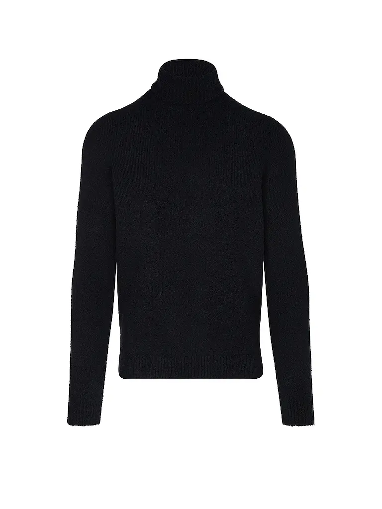 ROBERTO COLLINA | Pull à col roulé | Bleu foncé