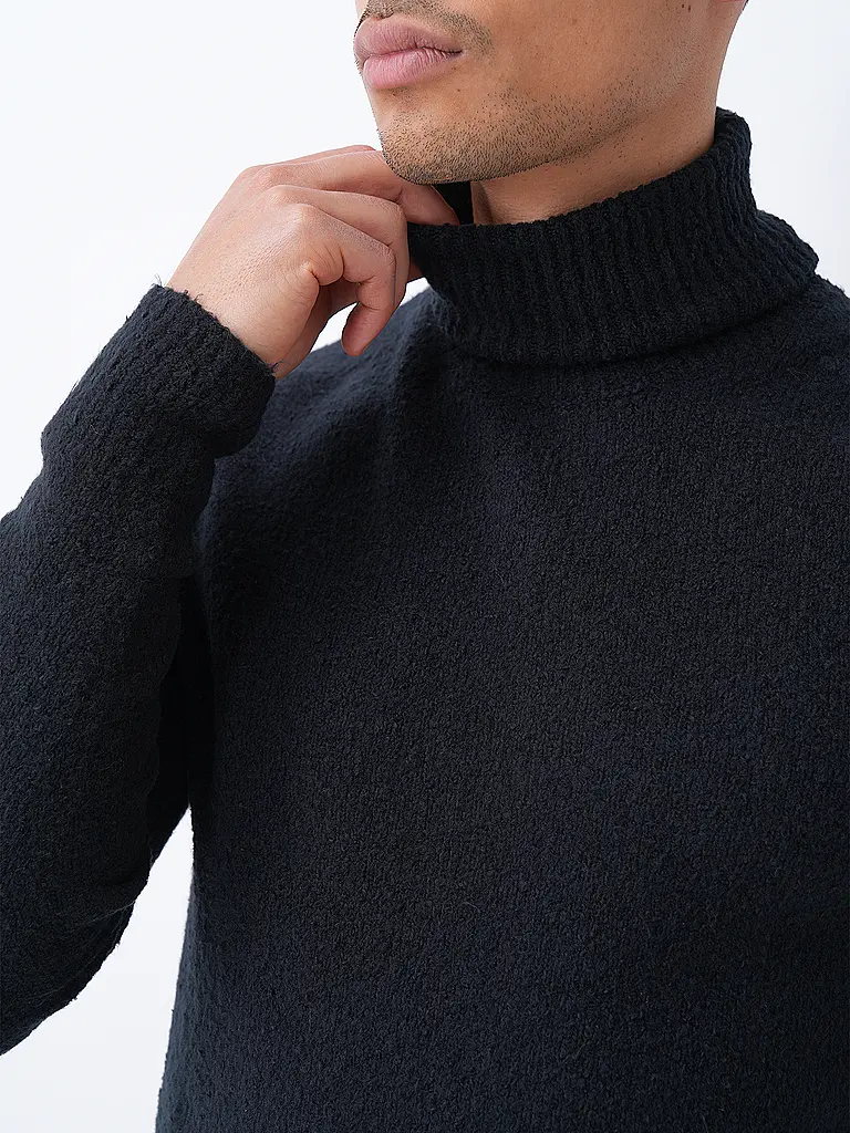 ROBERTO COLLINA | Pull à col roulé | Noir