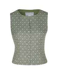 ROCKMACHERIN | Trachten Gilet NANNI BACHMANN | Olive