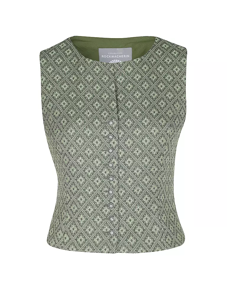 ROCKMACHERIN | Trachten Gilet NANNI BACHMANN | Olive