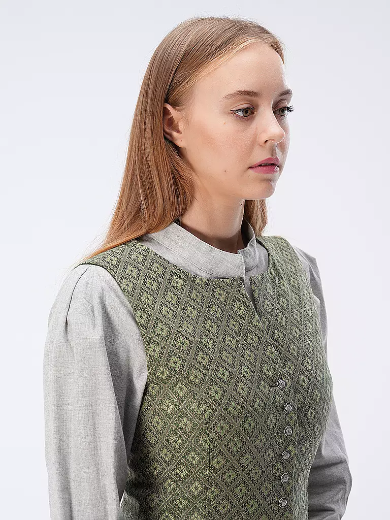 ROCKMACHERIN | Trachten Gilet NANNI BACHMANN | Olive