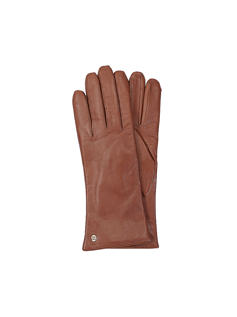 Roeckl Gants en cuir marron 7