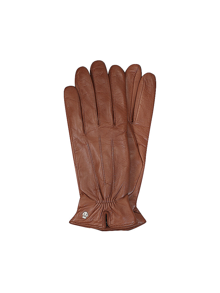 Roeckl Gants en cuir marron 6,5
