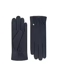ROECKL | Gants en cuir | Bleu foncé