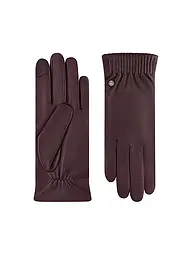 ROECKL | Gants en cuir | Rouge foncé