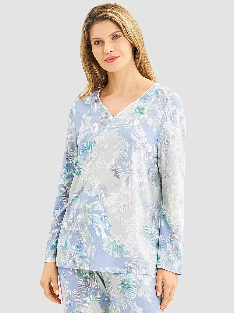 ROESCH | Pyjama
Marque : ROESCH
Couleur : bleu clair
Catégories : Mode,Femme

Longueur des manches : Manches longues
Encolure : Col en V
Matière : Coton,Modal,Jersey
Motif : Imprimé
Coupe (vêtement d'extérieur) : Ample | 