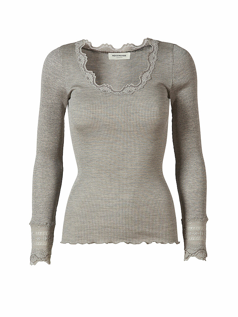 T-shirt à manches longues gris M