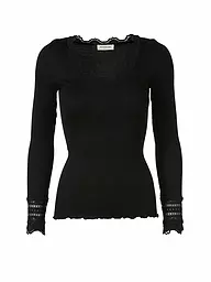 ROSEMUNDE | T-shirt à manches longues | Noir