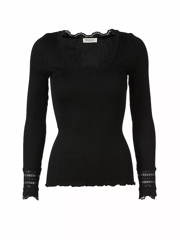 ROSEMUNDE | T-shirt à manches longues | schwarz