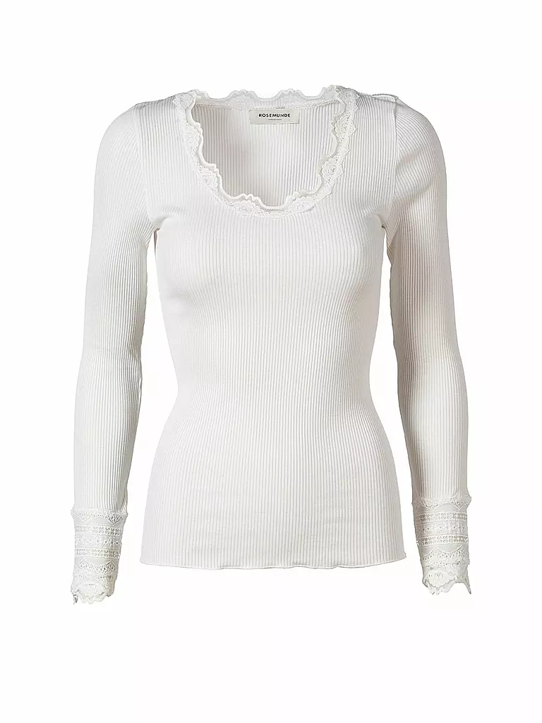 ROSEMUNDE | T-shirt à manches longues | weiss