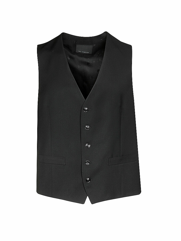 Robson Gilet de costume noir 26