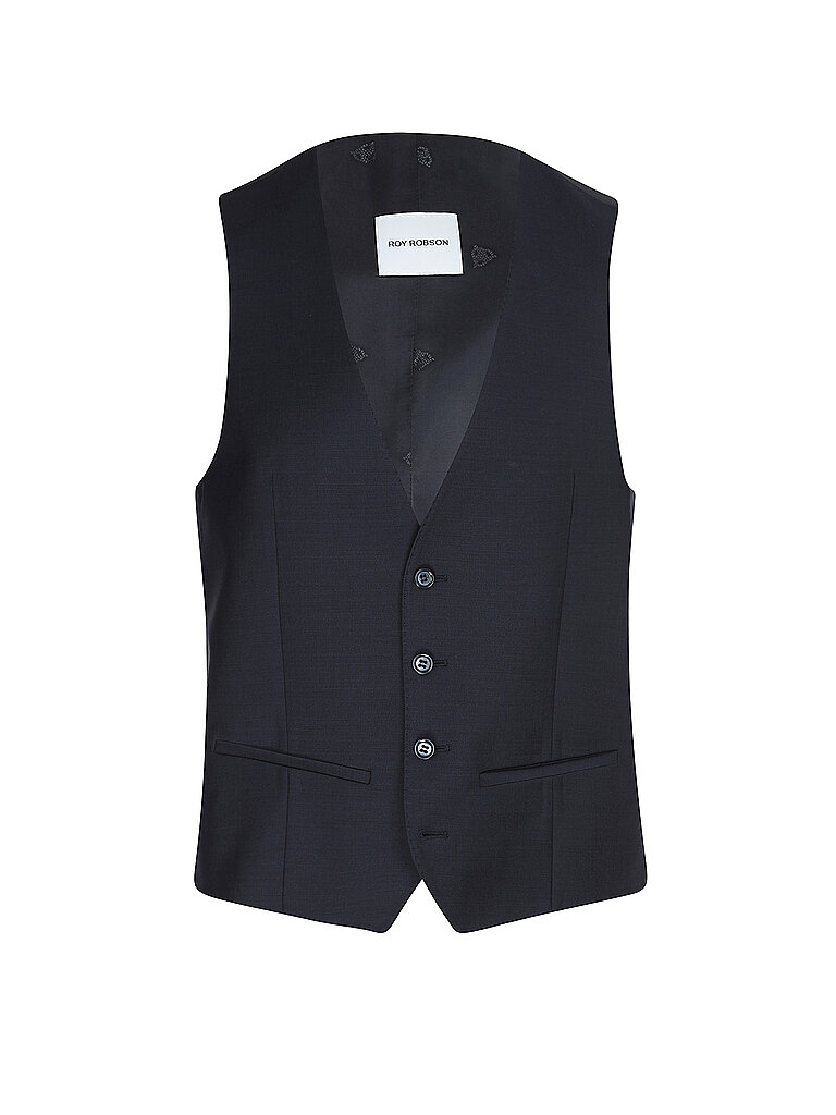 Gilet de costume slim fit bleu marine 58