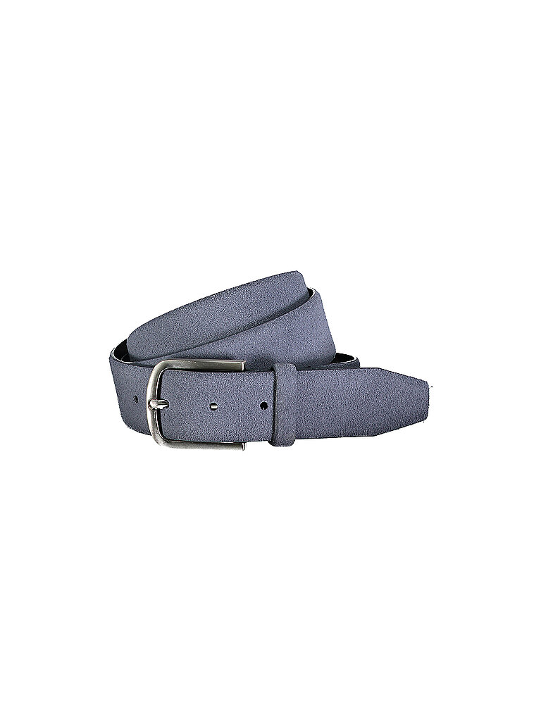 Ceinture en cuir bleu clair 110