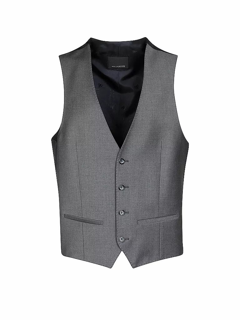 ROY ROBSON | Gilet de costume Slim Fit | grau