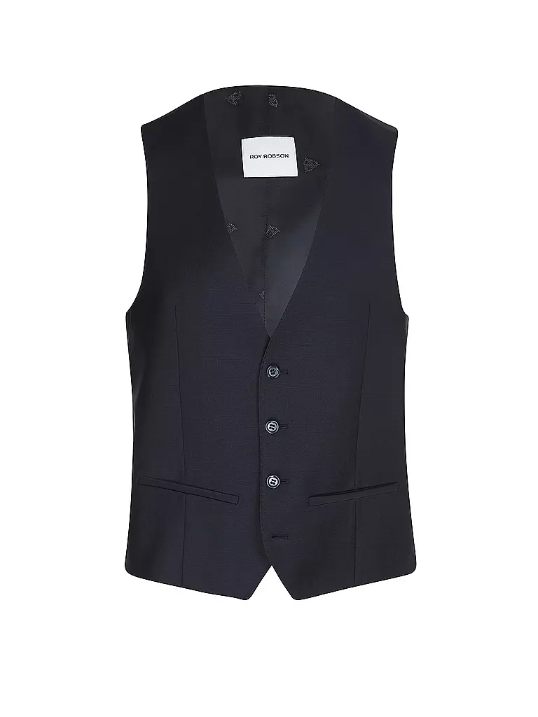 ROY ROBSON | Gilet de costume slim fit | Bleu foncé