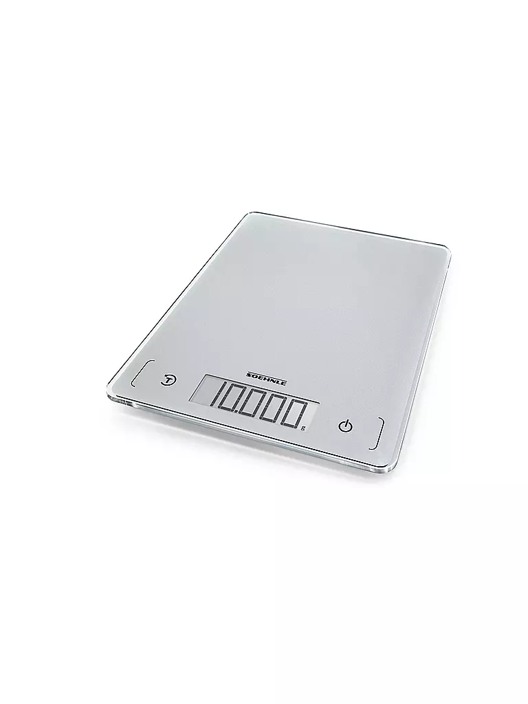 SÖHNLE | Balance de cuisine numérique Page Comfort 300 Slim 10 kg | silber