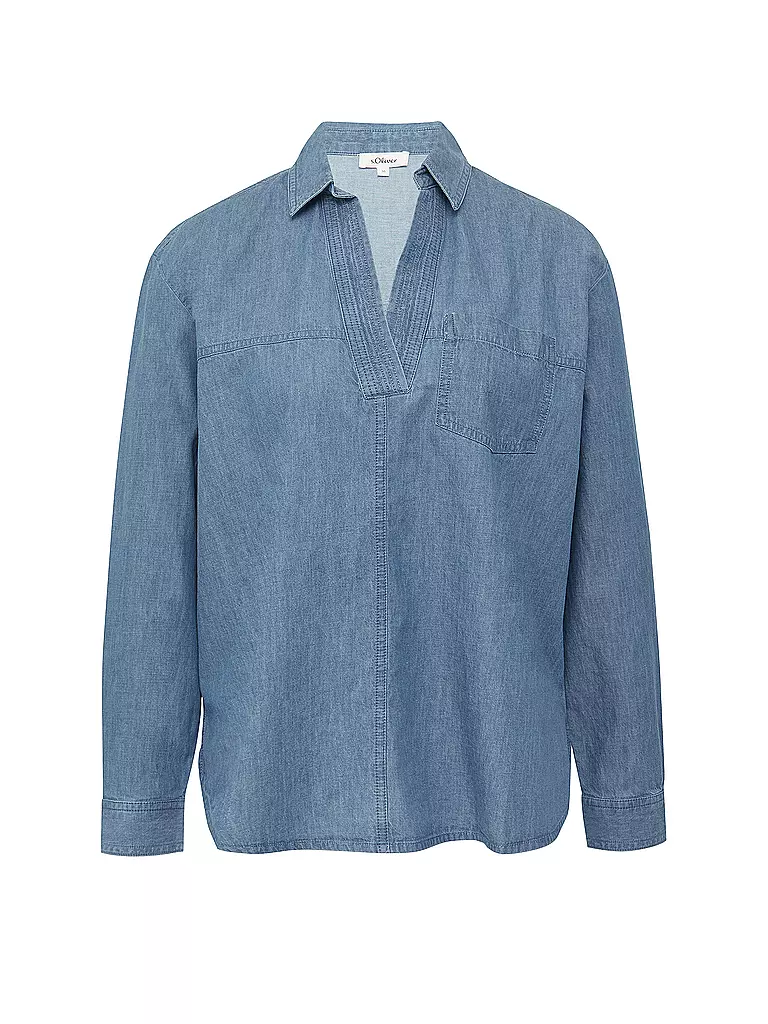 S.OLIVER | Blouse en jean | Bleu