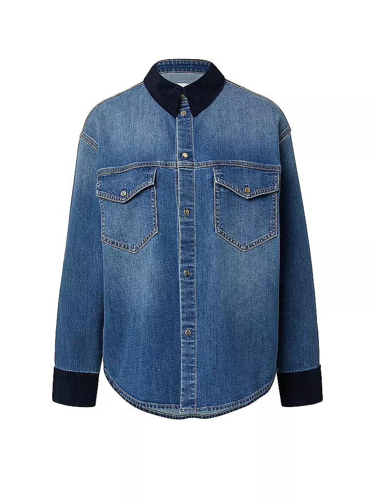 S.OLIVER | Blouse en jean | blau