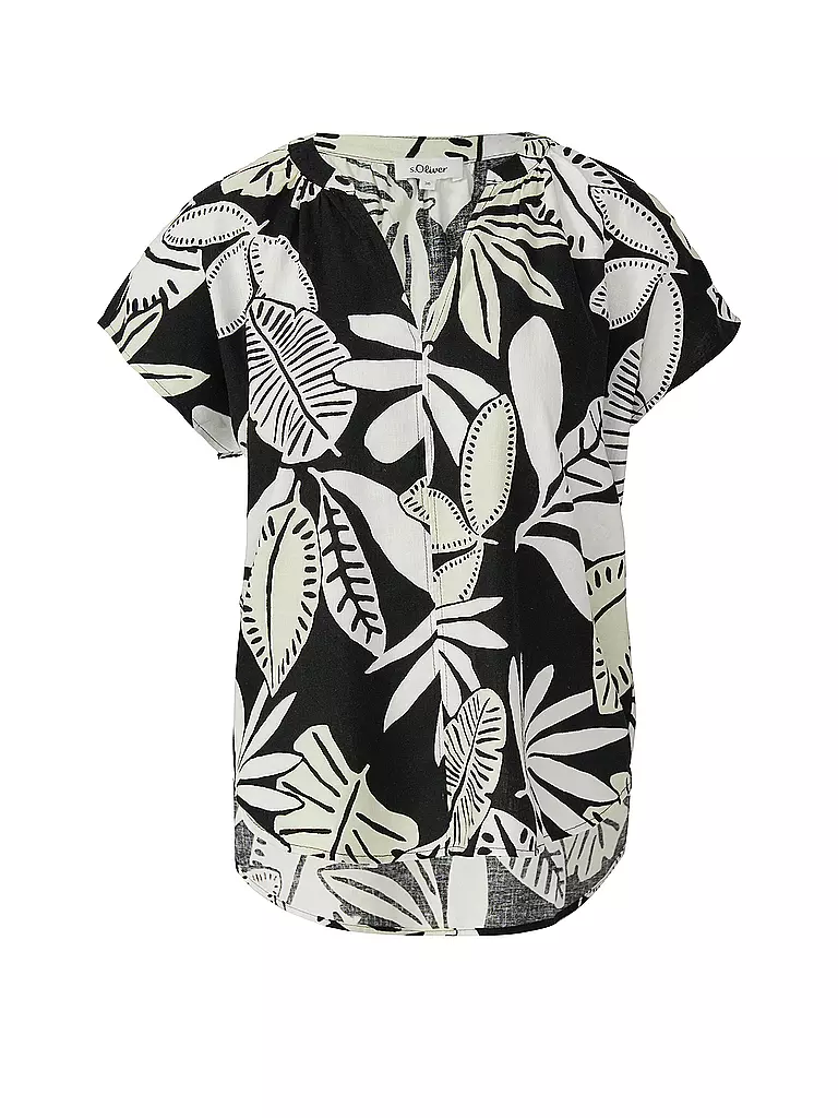 S.OLIVER | Blouse-chemise | schwarz