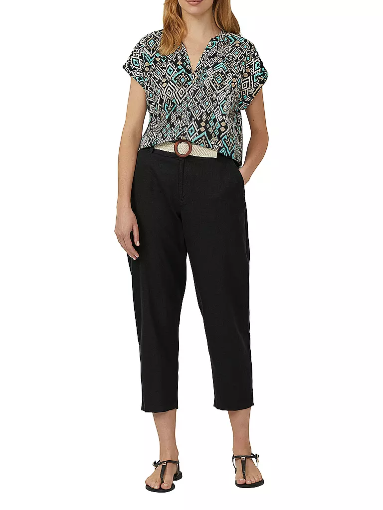 S.OLIVER | Blouse-chemise | schwarz