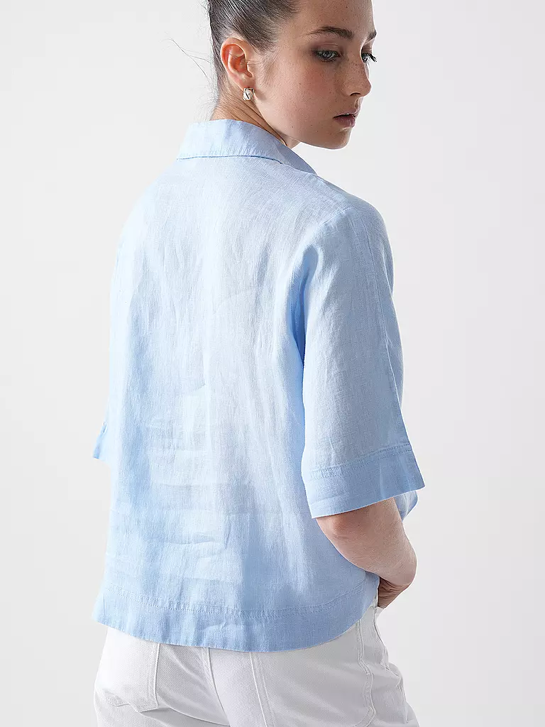 S.OLIVER | Bluse  | Bleu clair