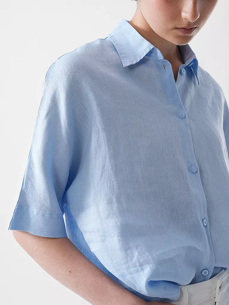 S.OLIVER | Bluse  | Bleu clair