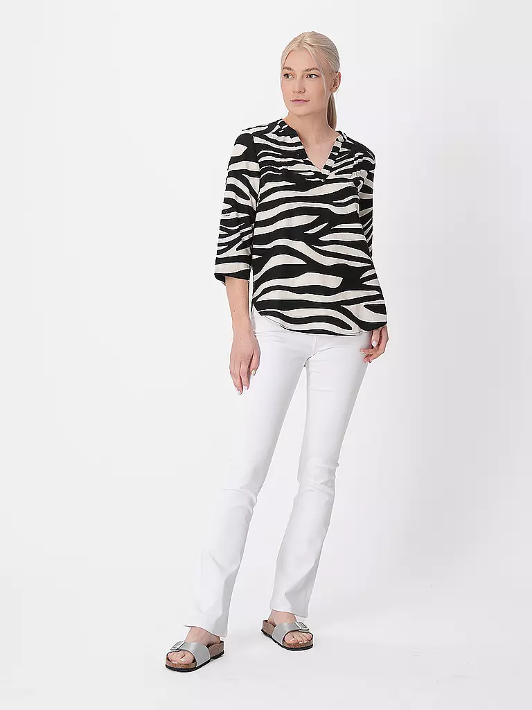 S.OLIVER | Blusenshirt  | Noir