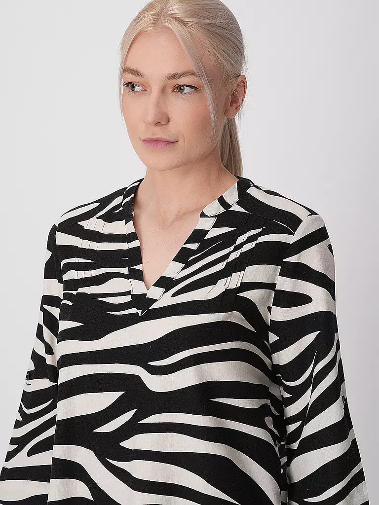 S.OLIVER | Blusenshirt  | Noir
