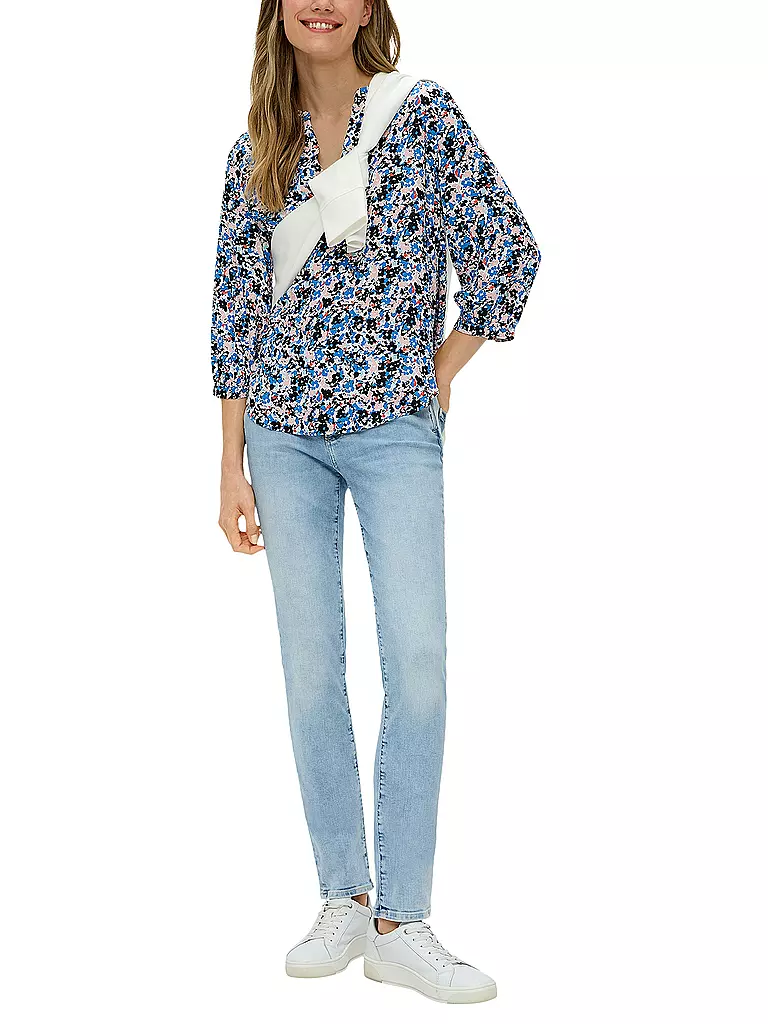 S.OLIVER | Blusenshirt  | Bleu