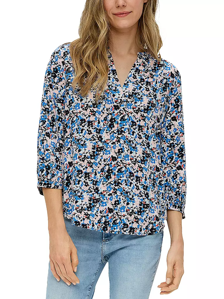 S.OLIVER | Blusenshirt  | Bleu