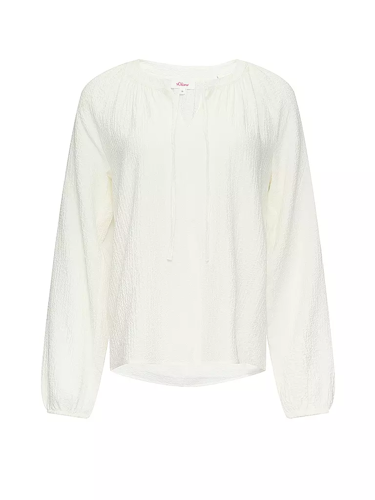 S.OLIVER | Blusenshirt | Blanc