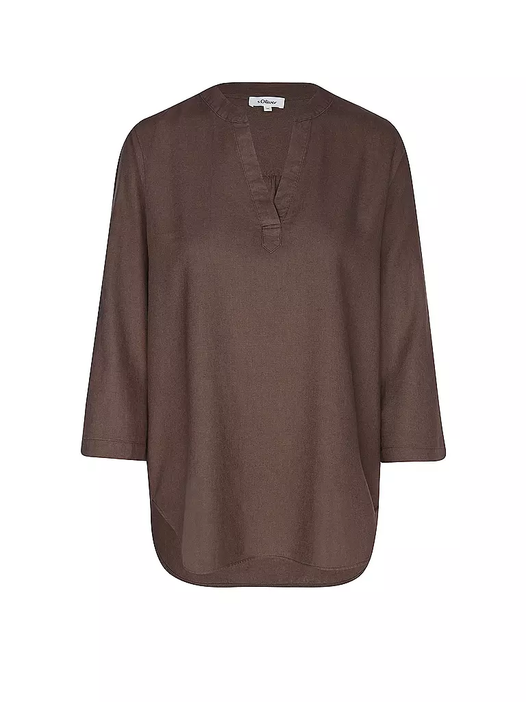 S.OLIVER | Blusenshirt | braun
