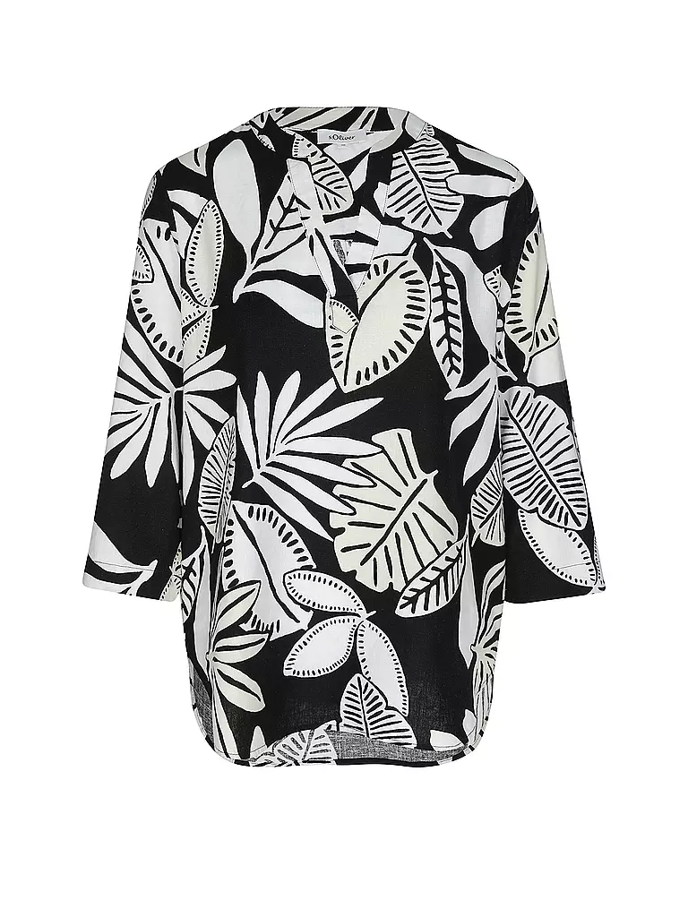 S.OLIVER | Blusenshirt | schwarz