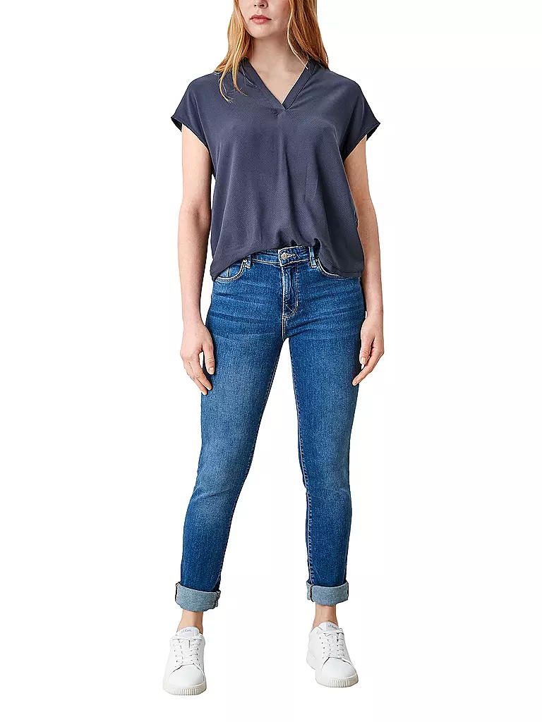 S.OLIVER | Blusenshirt | Bleu