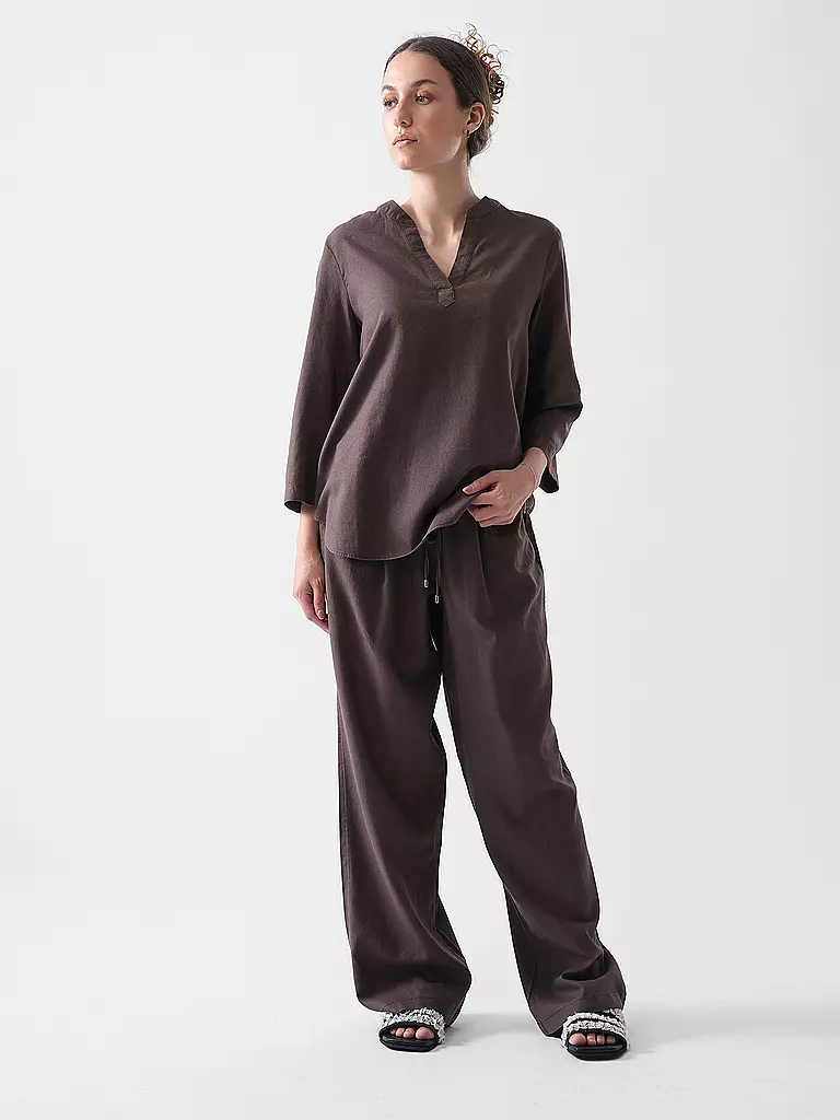 S.OLIVER | Blusenshirt | braun