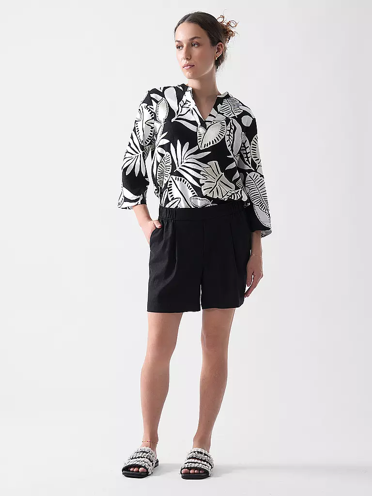 S.OLIVER | Blusenshirt | schwarz