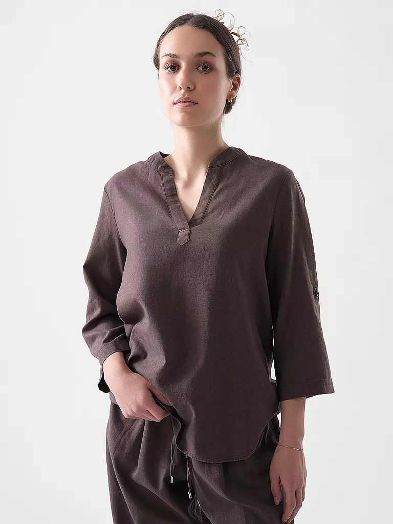 S.OLIVER | Blusenshirt | braun